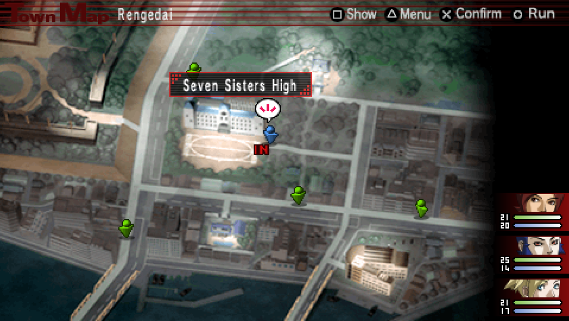 Seven Sisters High On World Map